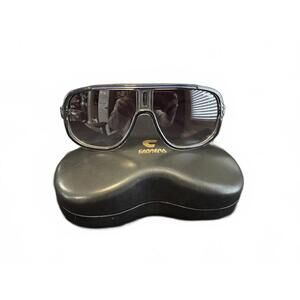 Carrera Vintage Black Aviator Sunglasses with Case